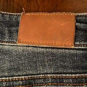 Unpublished brand jeans size 8 has stretch! Very comfy great for all seasons